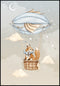 Fox Baloon Real Silver Poster 50x70cm